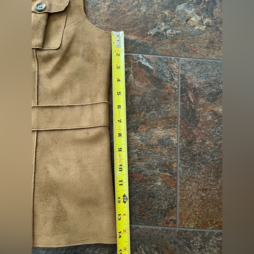 Lauren Dry Goods Co.(Ralph Lauren) faux suede classic chic vest. Size small - Picture 11 of 13